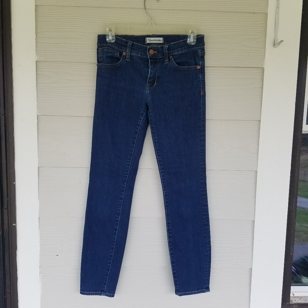 Women's Madwell Skinny Skinny Denim Jean's 25" Waist Dark Denim
